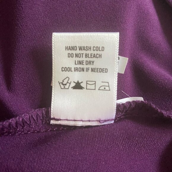 MSK NWT $79 Purple Mini Dress Rhinestone Embellished Open Sleeves Women's Size S - Picture 11 of 11